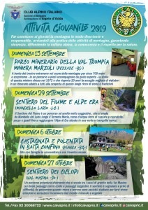 attività giovanile 2019
